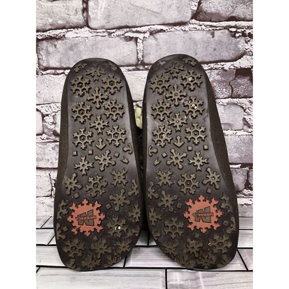 Merrell Spirit Tibet Low Espresso Dark Cinnamon Fur Booties Shoes Women Sz 7M US - Picture 12 of 16